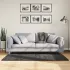 Covor pufos "PAMPLONA" fire înalte antracit modern 120x170 cm GartenMobel Dekor