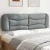 Pernă tăblie de pat, gri deschis, 193 cm, material textil GartenMobel Dekor