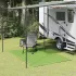 Covor pentru cort, verde deschis, 250x500 cm, HDPE GartenMobel Dekor