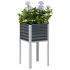 Jardinieră de grădină antracit 100x45x90 cm oțel GartenMobel Dekor