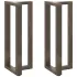 Picioare de masă de bar în formă de T, 2 buc., negru, 50x35x(90-91) cm, oțel GartenMobel Dekor