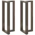 Picioare de masă de bar în formă de T, 2 buc., negru, 50x35x(90-91) cm, oțel GartenMobel Dekor