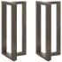 Picioare de masă de bar în formă de T, 2 buc., negru, 50x35x(90-91) cm, oțel GartenMobel Dekor
