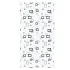 Jaluzea cu rolă de duș 90x240 cm lățime material 86 cm GartenMobel Dekor