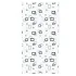 Jaluzea cu rolă de duș 90x240 cm lățime material 86 cm GartenMobel Dekor
