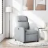 Fotoliu rabatabil, gri taupe, material textil GartenMobel Dekor