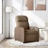 Fotoliu rabatabil, gri taupe, material textil GartenMobel Dekor