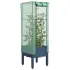 Strat înălțat cu husă de seră, aspect ratan, 120x40x140 cm GartenMobel Dekor