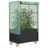 Strat înălțat cu husă și roți, aspect ratan, 80x50x182 cm GartenMobel Dekor