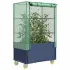 Strat înălțat cu husă și roți, aspect ratan, 80x50x182 cm GartenMobel Dekor