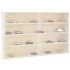 Vitrina de colecție din lemn cu uși 40x8,5x37 cm GartenMobel Dekor