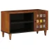 Cabinet TV cu ușă castan 80 x 33 x 46 cm Lemn de mango solid GartenMobel Dekor