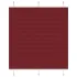 Jaluzea plisată Bordeaux Roșu 100x100 cm Lățime țesătură 99,4 cm GartenMobel Dekor