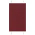 Jaluzea plisată Bordeaux Roșu 100x100 cm Lățime țesătură 99,4 cm GartenMobel Dekor