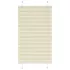 Jaluzea plisată Crem 60x150 cm Lățime țesătură 59,4 cm GartenMobel Dekor