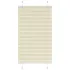 Jaluzea plisată Crem 60x150 cm Lățime țesătură 59,4 cm GartenMobel Dekor
