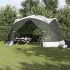 Cort cu plasă de țânțari cu acoperiș Gri 434 x 434 x 230 cm GartenMobel Dekor