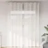 Perdele Voile cu Oeje 2 buc Alb GartenMobel Dekor