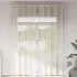 Perdele Voile cu Oeje 2 buc Alb GartenMobel Dekor