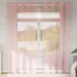 Perdele Voile cu Oeje 2 buc Alb GartenMobel Dekor