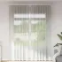 Perdele Voile cu buzunare pentru bare 2 buc gri deschis GartenMobel Dekor