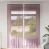 Perdele Voile cu buzunare pentru bare 2 buc violet GartenMobel Dekor