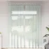 Perdele voal cu bucle 2 buc, gri deschis, 140x140 cm GartenMobel Dekor