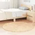 Covor shaggy cu pom înalt, NAVARRA, bej, 160x160 cm, poliester GartenMobel Dekor