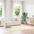 Covor shaggy cu pom înalt, NAVARRA, negru, 240x240cm, poliester GartenMobel Dekor
