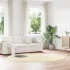 Covor shaggy cu pom înalt, NAVARRA, crem, 160x160 cm, poliester GartenMobel Dekor