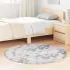 Covor shaggy cu pom înalt, NAVARRA, negru, 120x120cm, poliester GartenMobel Dekor