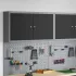 Dulap pentru unelte cu raft Roșu și gri 100 x 20 x 55 cm GartenMobel Dekor