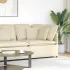 Modul de colț pentru canapea modulară cu perne albastru 100 cm GartenMobel Dekor