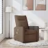 Fotoliu rabatabil, maro, material textil GartenMobel Dekor