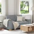 Canapea cu 2 locuri, gri închis, 160x78x84 cm, material textil GartenMobel Dekor