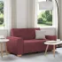 Canapea cu 2 locuri, gri închis, 160x78x84 cm, material textil GartenMobel Dekor