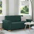 Canapea cu 2 locuri, crem, 180x78x84 cm, material textil GartenMobel Dekor