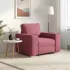 Canapea fotoliu crem 100x78x84 cm material textil GartenMobel Dekor