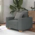Fotoliu canapea, gri deschis,100x78x80 cm, material textil GartenMobel Dekor