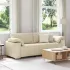 Sofa cu 3 locuri Roșu Vin 220 cm țesătură GartenMobel Dekor