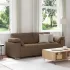Sofa cu 3 locuri Roșu Vin 220 cm țesătură GartenMobel Dekor