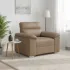 Canapea Scaun Cappuccino 100x81x84 cm piele artificială GartenMobel Dekor