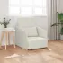 Pat canapea Crem 65 x 80 x 83 cm Catifea GartenMobel Dekor