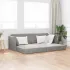 Canapea extensibilă de podea Crem 213 x 70 x 77 cm Catifea GartenMobel Dekor