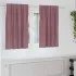 Perdele opace 2 pcs Gri închis 140 x 140 cm Catifea GartenMobel Dekor