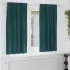 Perdele opace 2 pcs Crem 140 x 175 cm Catifea GartenMobel Dekor