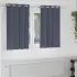 Perdele Opaque cu Inel 2 pcs Galben muștar 140 x 140 cm GartenMobel Dekor