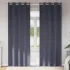 Perdele Opaque cu Inel 2 pcs Maro deschis 245 x 140 cm GartenMobel Dekor
