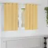 Perdele Opaque cu Inel 2 pcs Galben muștar 140 x 140 cm GartenMobel Dekor