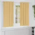Perdele Opaque cu Inel 2 pcs Maro deschis 175 x 140 cm GartenMobel Dekor
